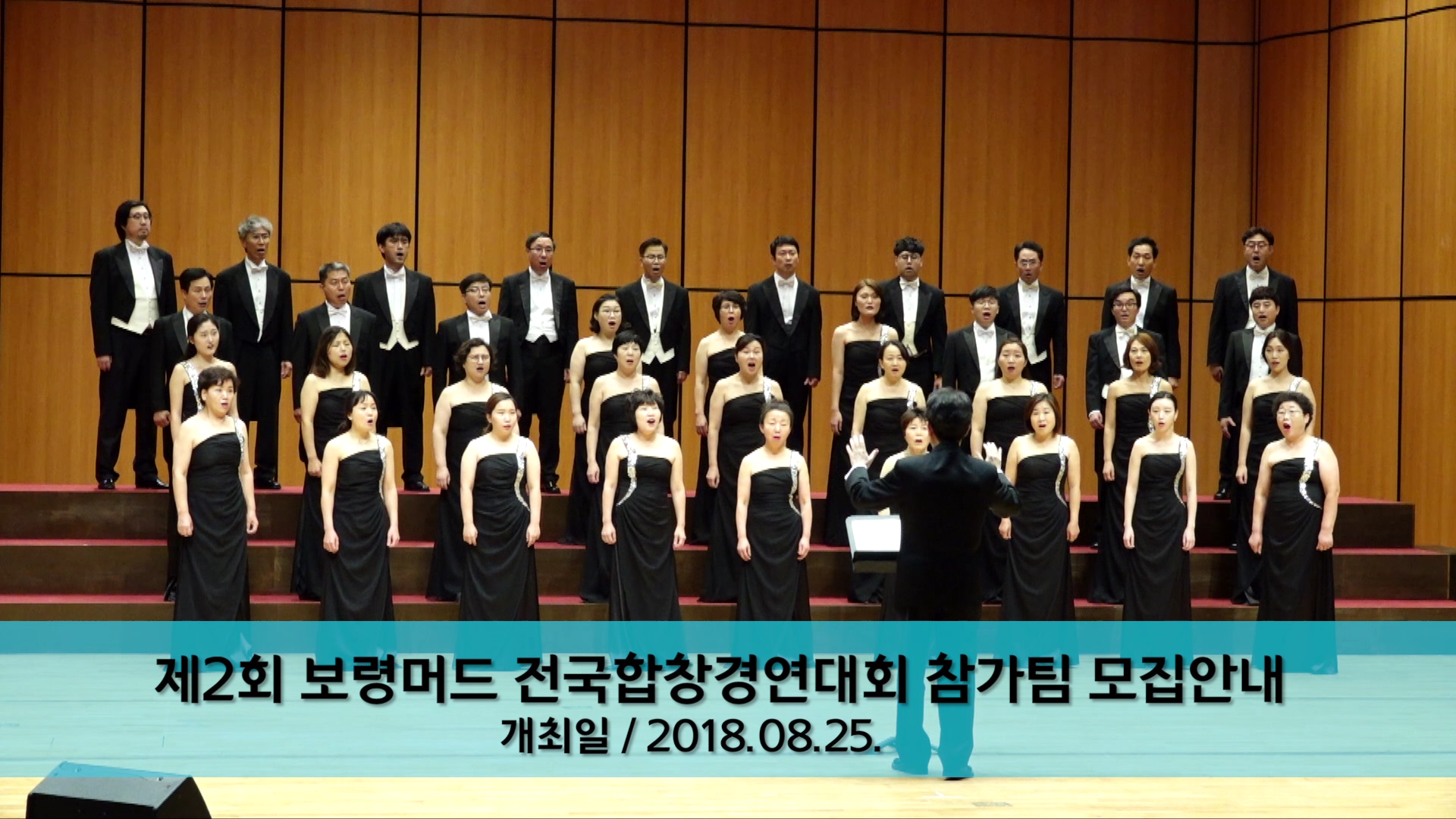 제2회 보령머드 전국 합창경연대회 참가팀 모집